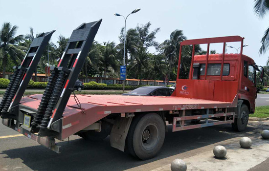 【國五】楚風(fēng)單橋挖機(jī)平板車