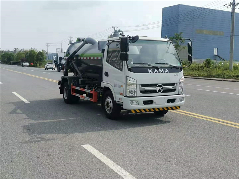 國六凱馬5方吸污車